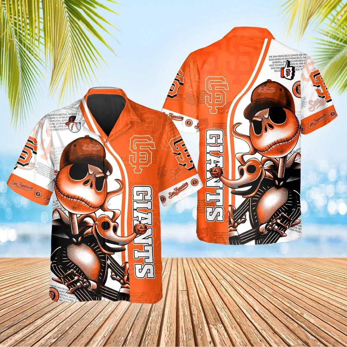 San Francisco Giants Skeleton Spirit Hawaiian Shirt MLB Shirt Gift For Brother