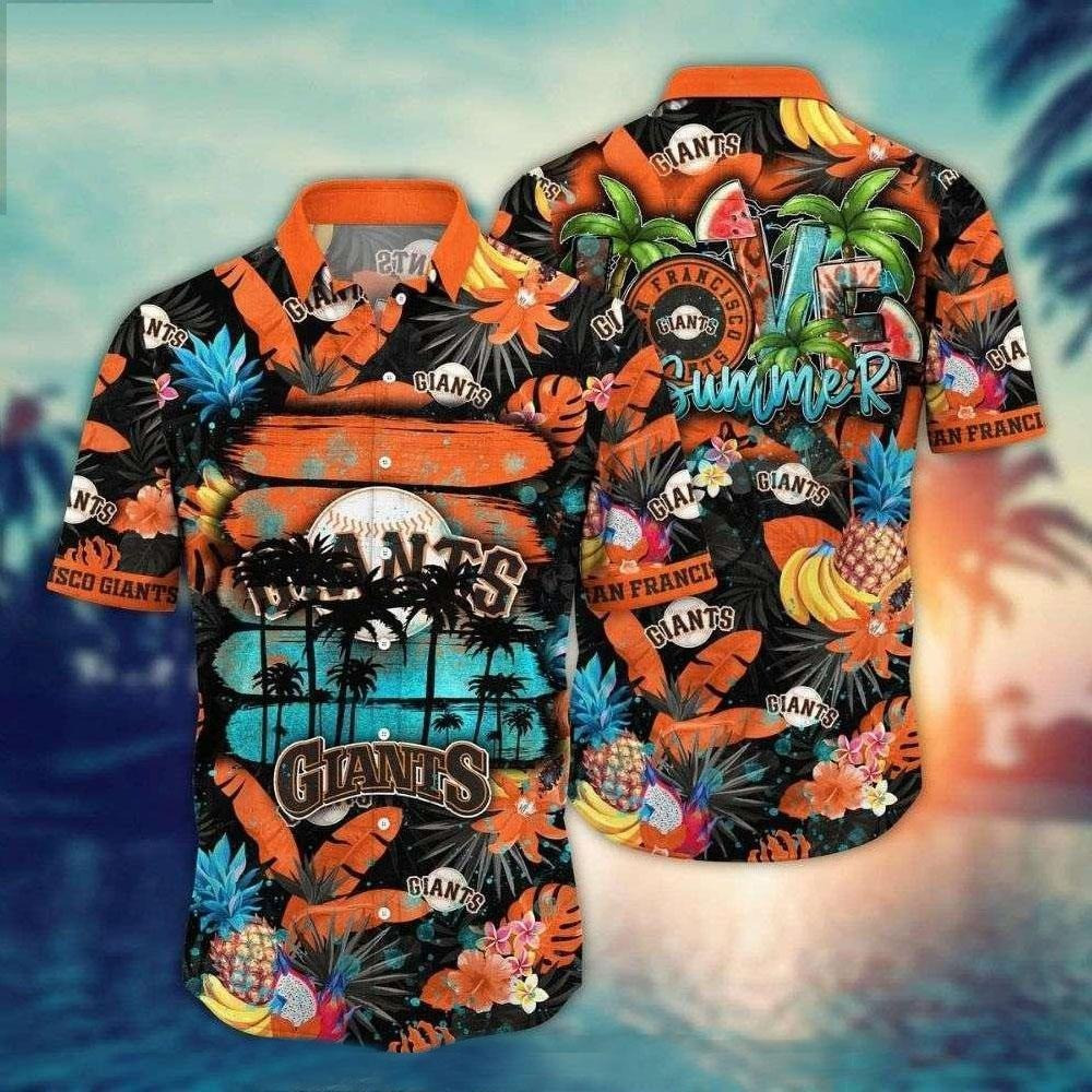 San Francisco Giants Summer Paradise Hawaiian Shirt Summer Fan Apparel Gift For Him