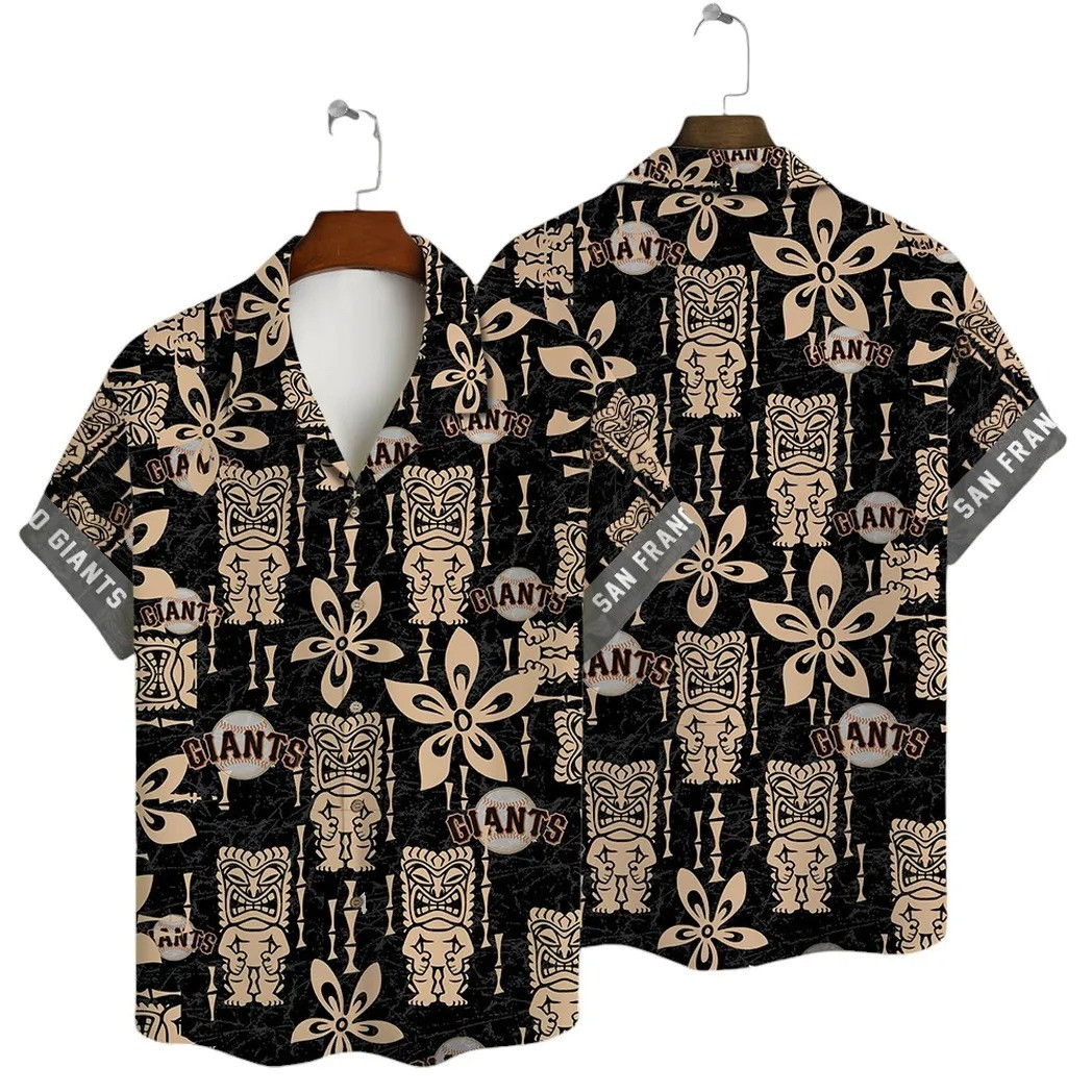 San Francisco Giants Tiki Vibes Hawaiian Shirt Game Day Apparel Gifts For Husband