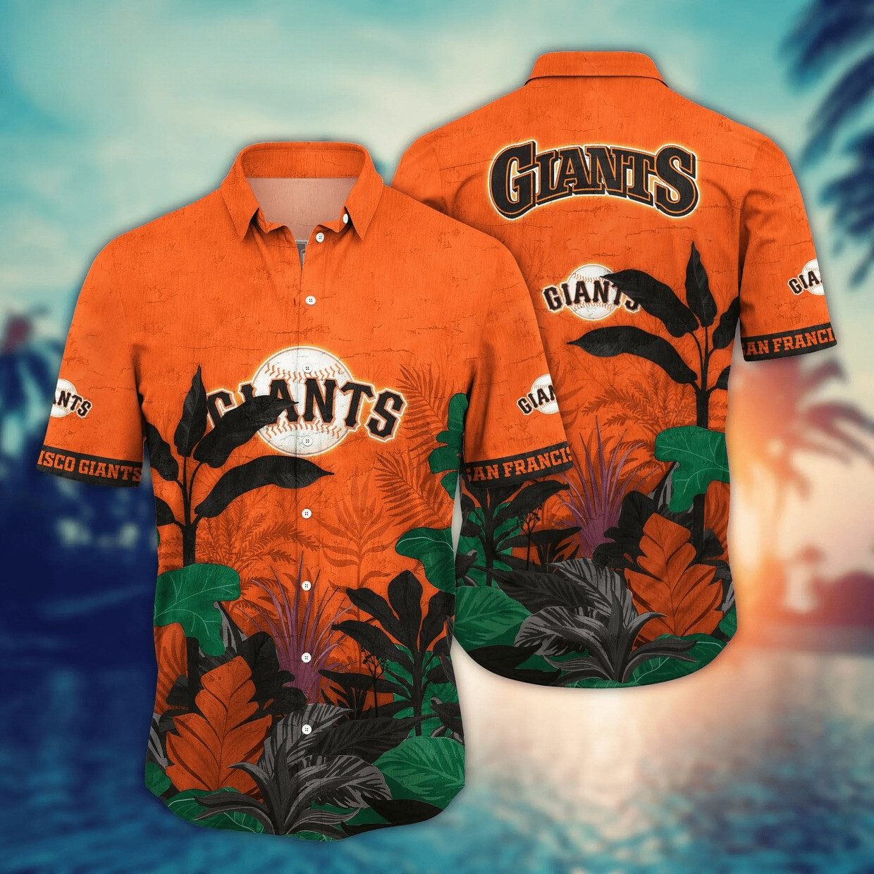 San Francisco Giants Tropical Escape Hawaiian Shirt Tropical Game Day Apparel Gift Ideas