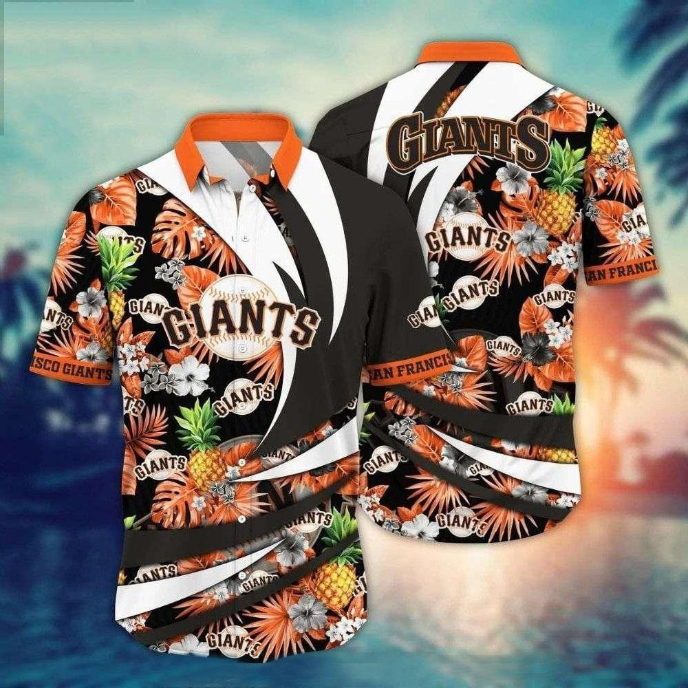 San Francisco Giants Tropical Wave Hawaiian Shirt MLB Outfit Gift For Boyfriend