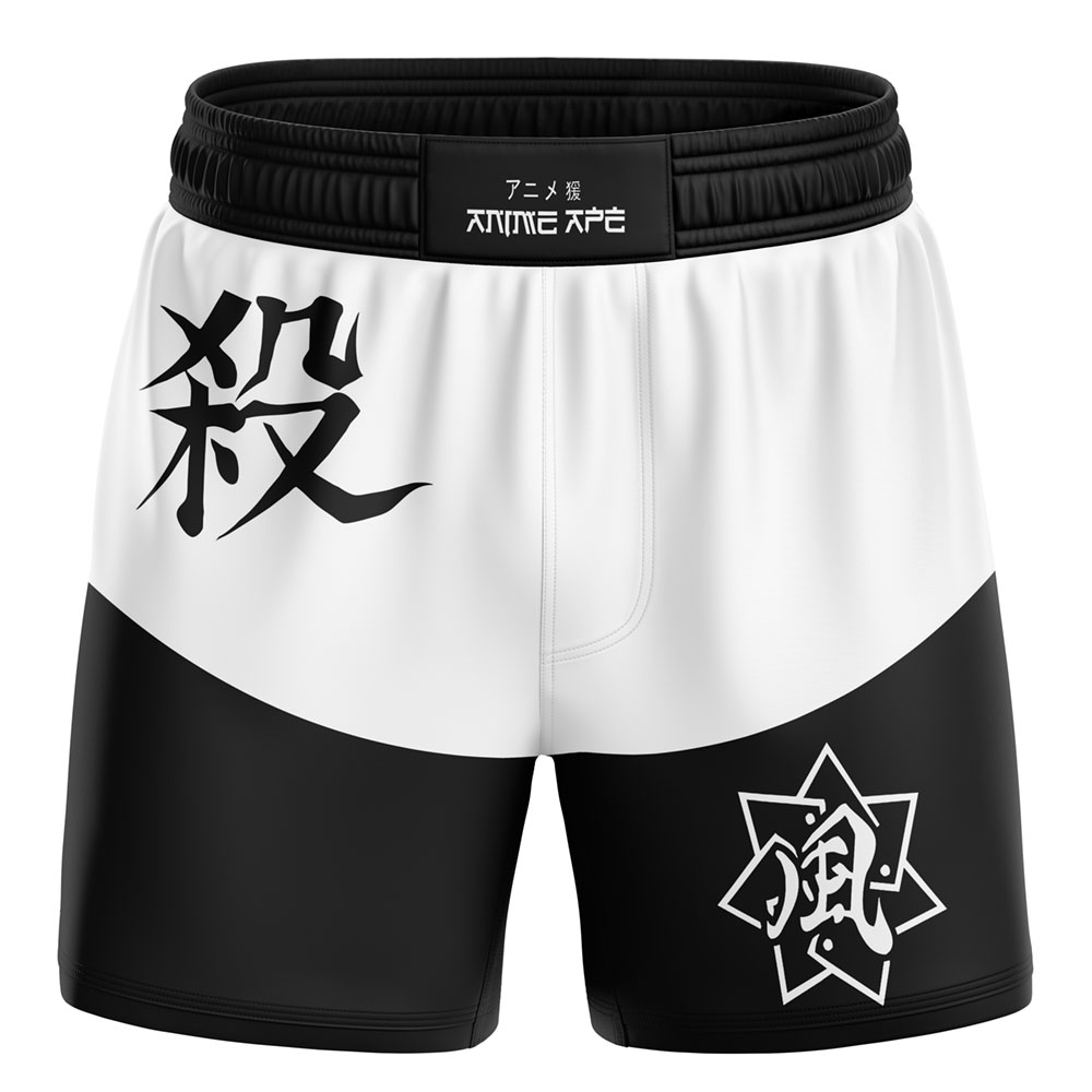 Sanemi Shinazugawa Demon Slayer BJJ MMA Fight Shorts