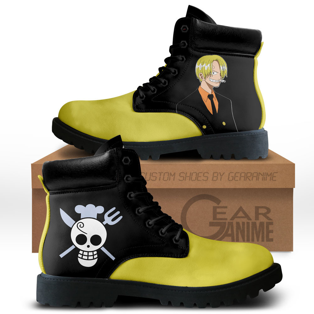 Sanji Custom Anime Combat Boots NTT051
