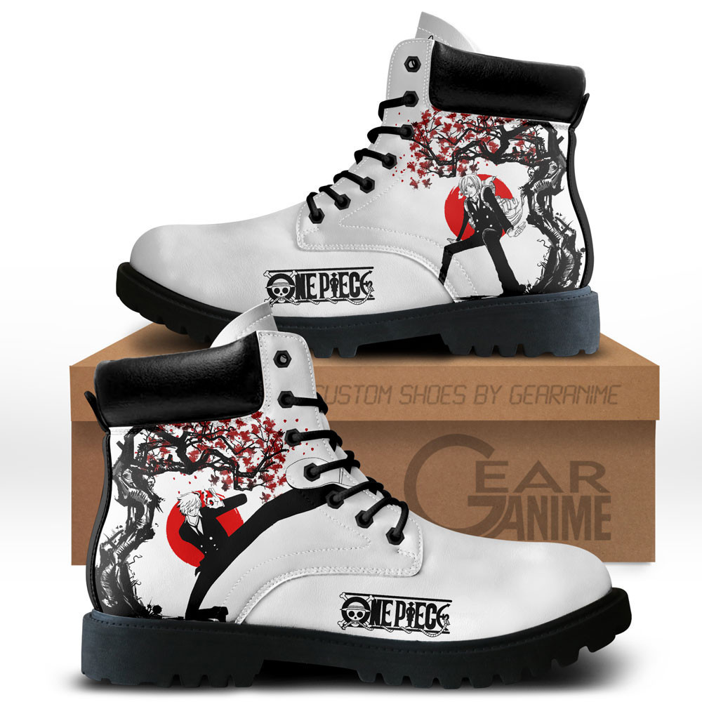 Sanji Custom Anime Combat Boots NTT071