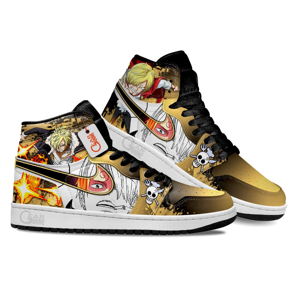 Sanji Custom Anime High-Top Leather Sneakers