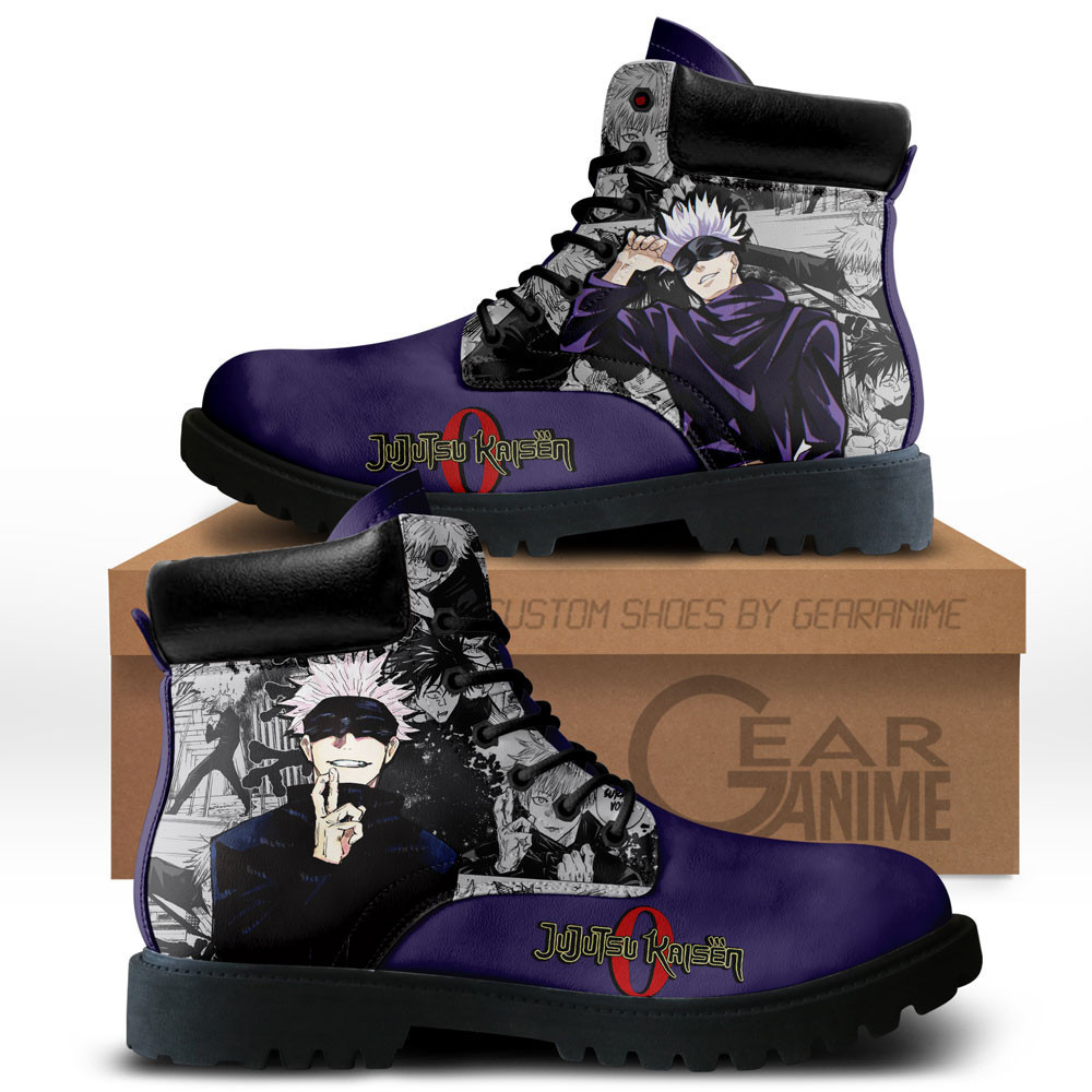 Satoru Gojo Custom Anime Combat Boots NTT111