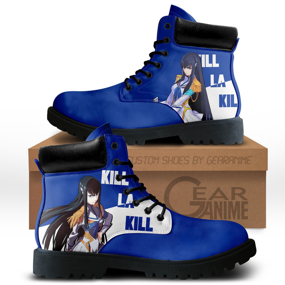 Satsuki Kiryuuin Custom Anime Combat Boots NTT071