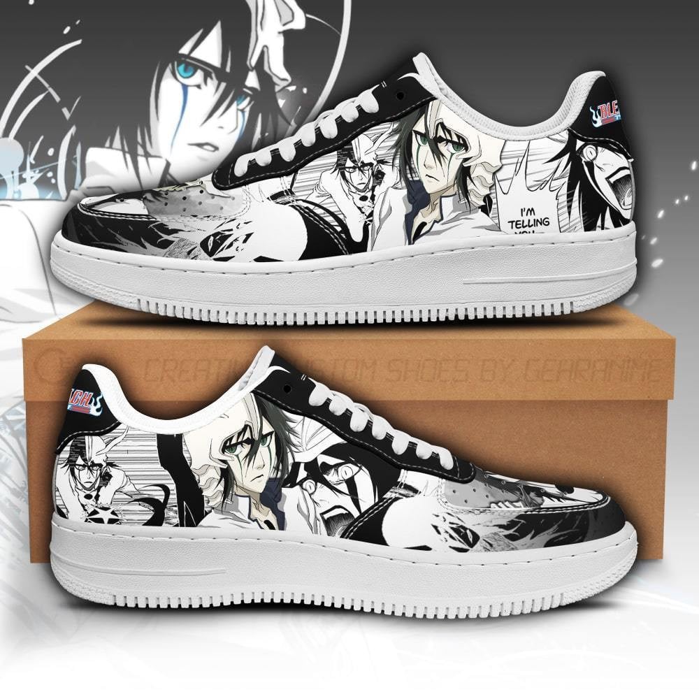 Schiffer Ulquiorra Custom Anime Low-Top Leather Sneakers