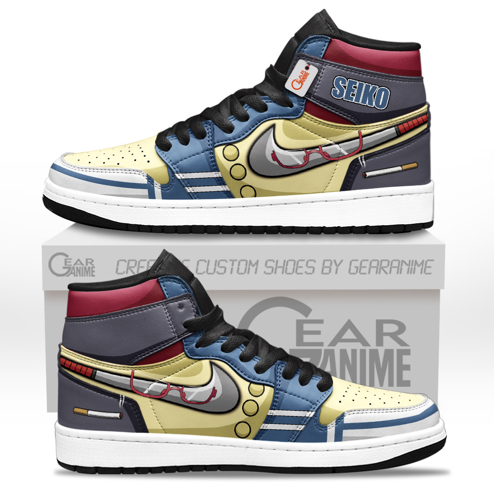 Seiko Ayase High-Top Leather Sneakers Custom Name