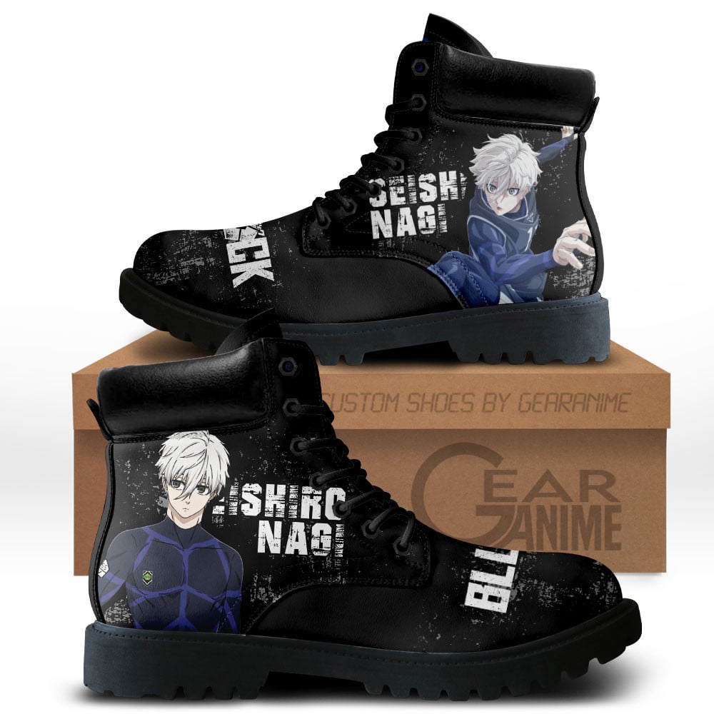 Seishiro Nagi Custom Anime Combat Boots MV2111