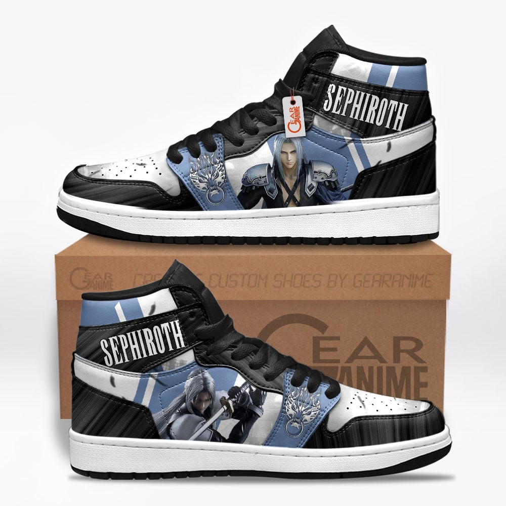 Sephiroth Custom Gaming High-Top Leather Sneakers