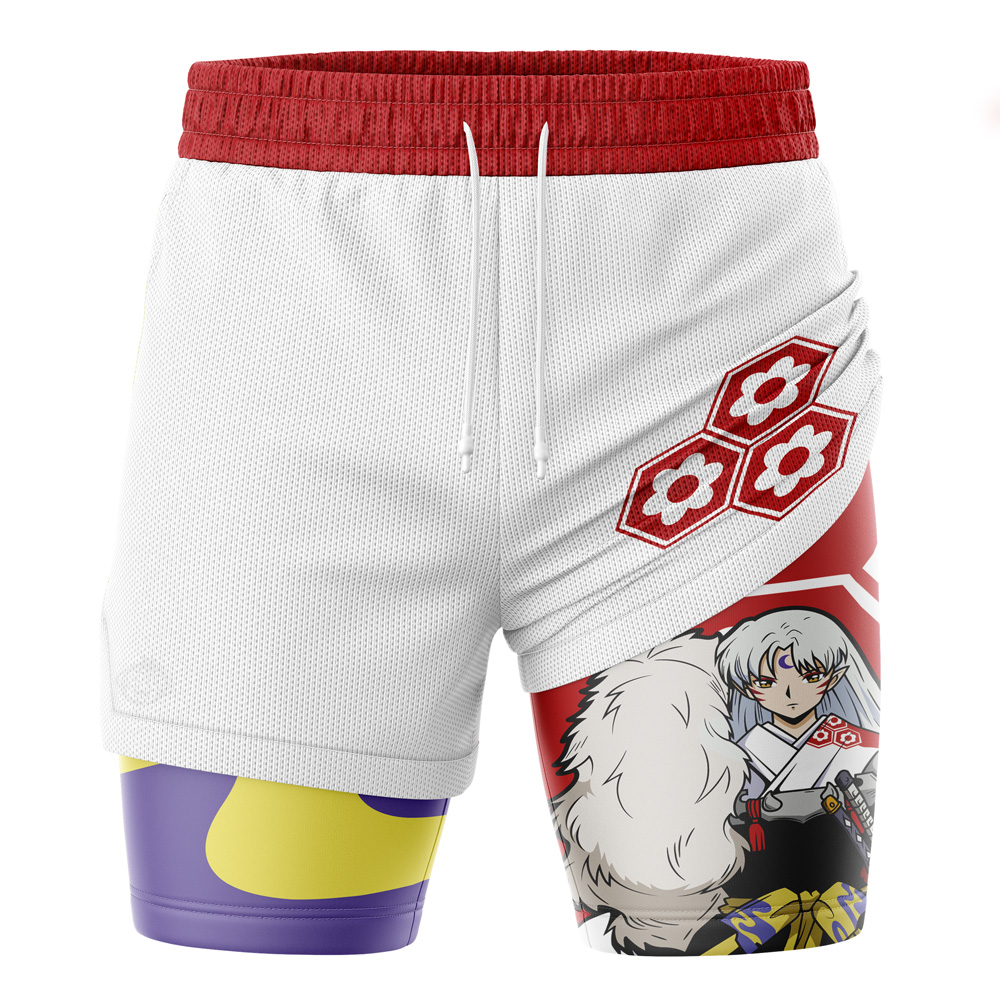 Sesshomaru V2 Inuyasha 2-in-1 Performance Shorts