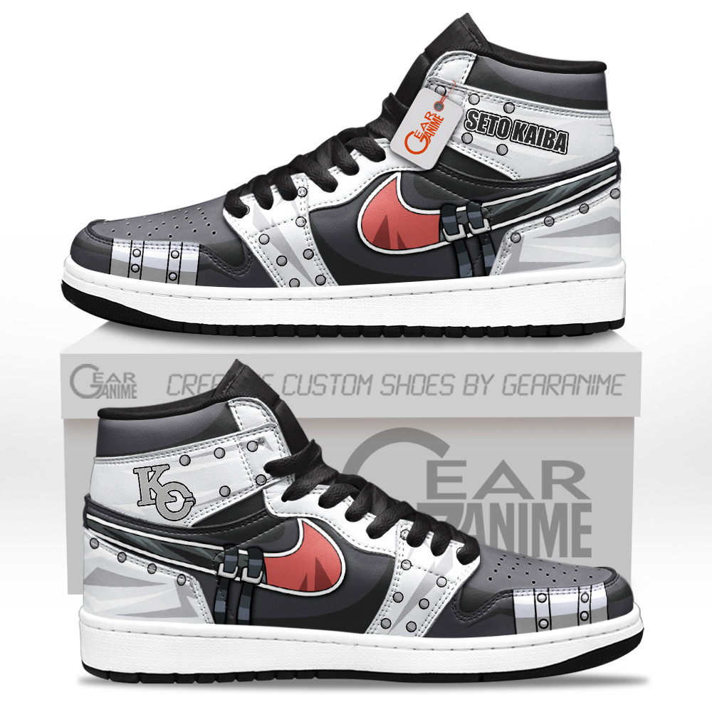 Seto Kaiba Custom Anime High-Top Leather Sneakers