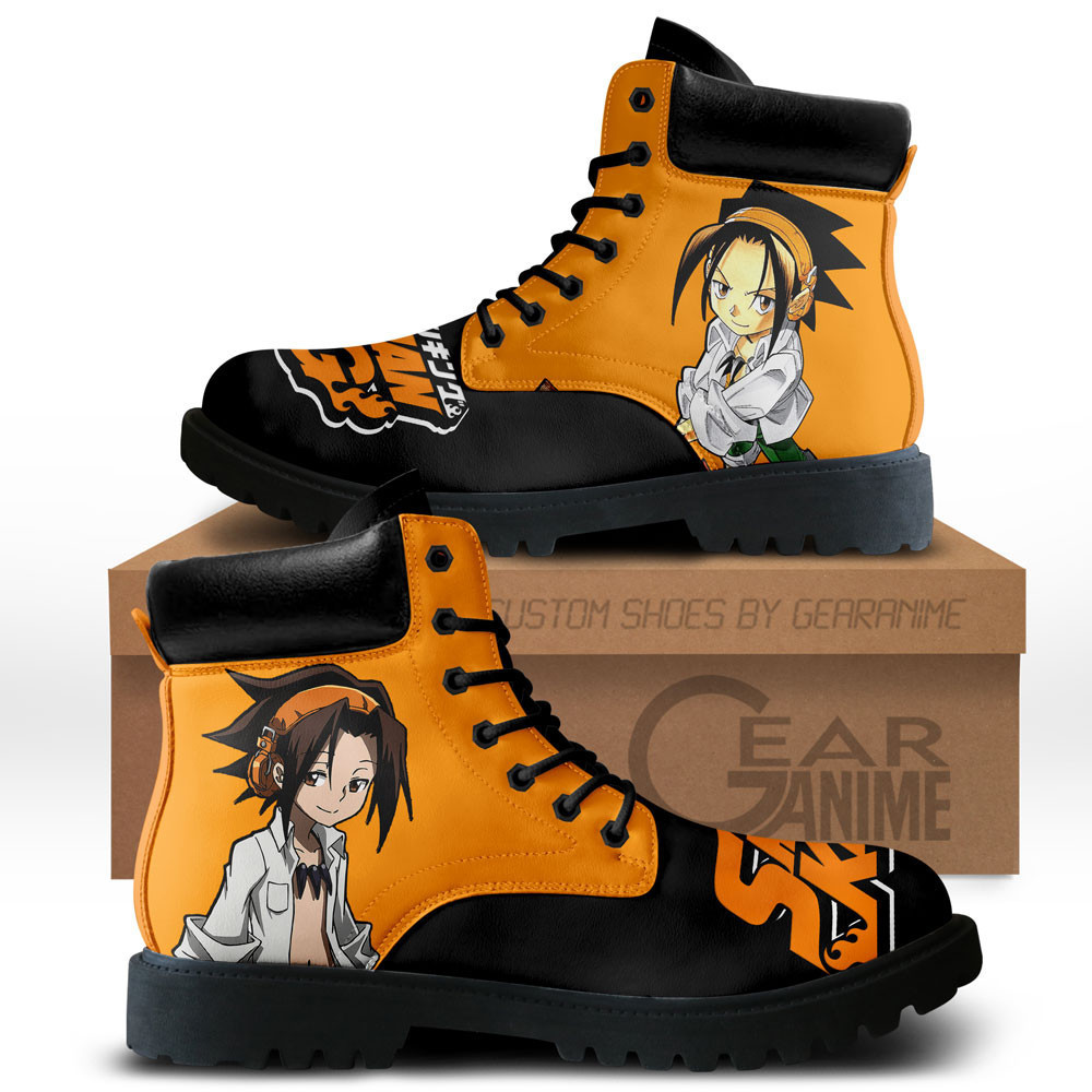 Shaman King You Asakura Custom Anime Combat Boots NTT191