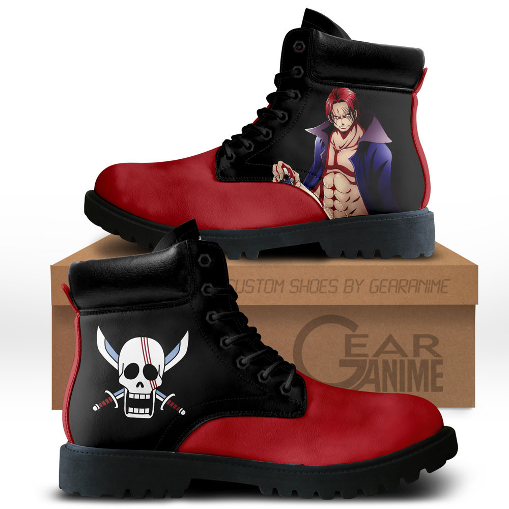 Shanks Custom Anime Combat Boots NTT051