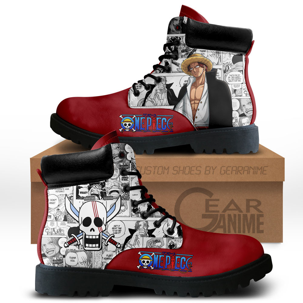 Shanks Custom Anime Combat Boots NTT151