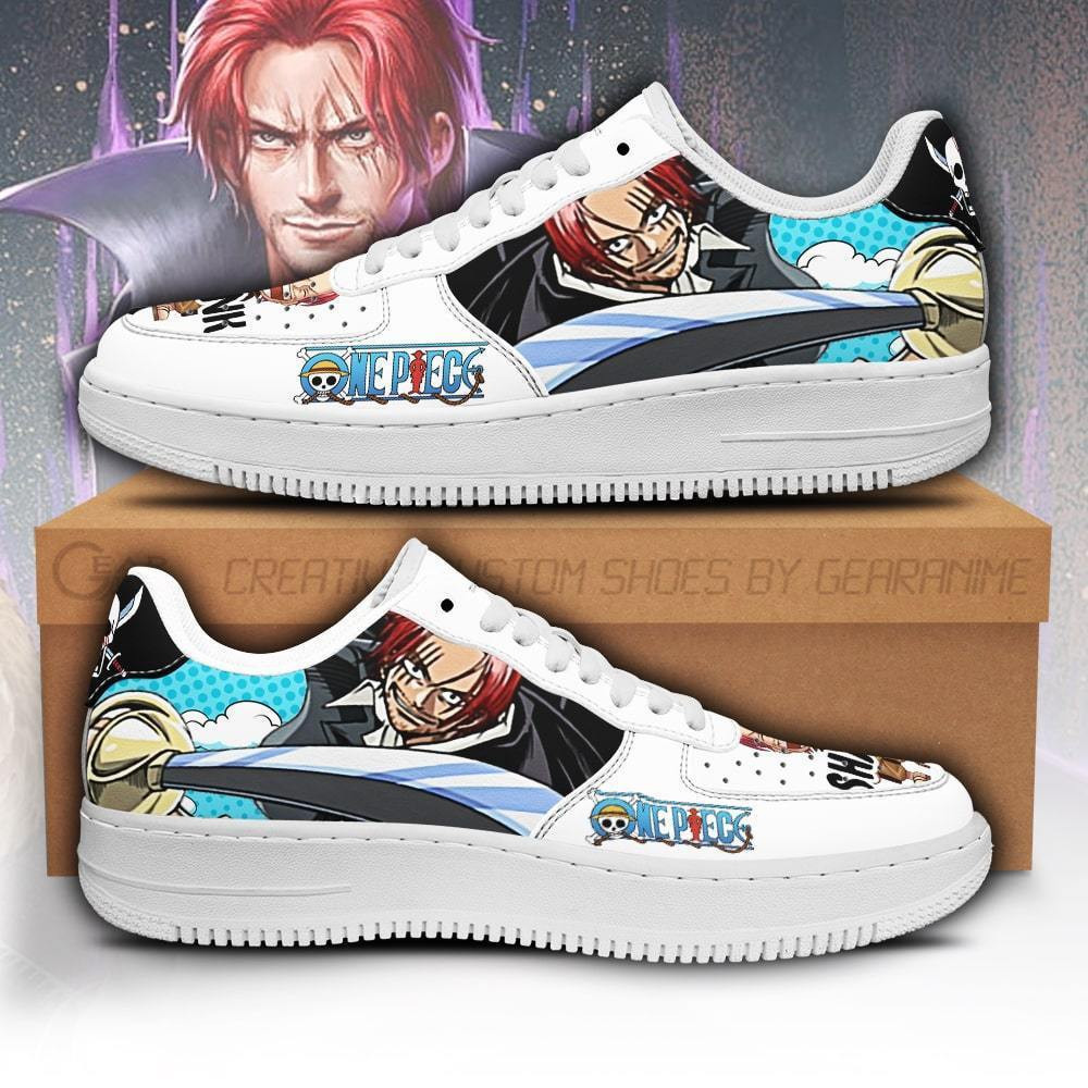 Shanks Custom Anime Low-Top Leather Sneakers