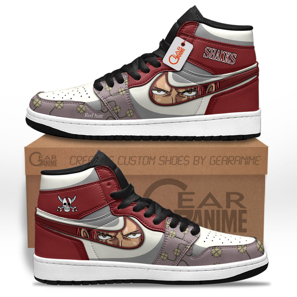 Shanks High-Top Leather Sneakers Custom Name