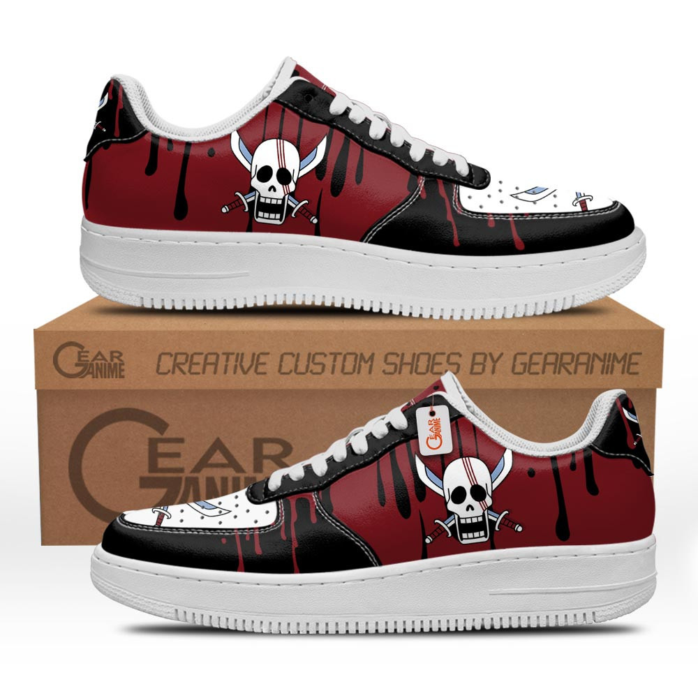 Shanks Symbol Custom Anime Low-Top Leather Sneakers