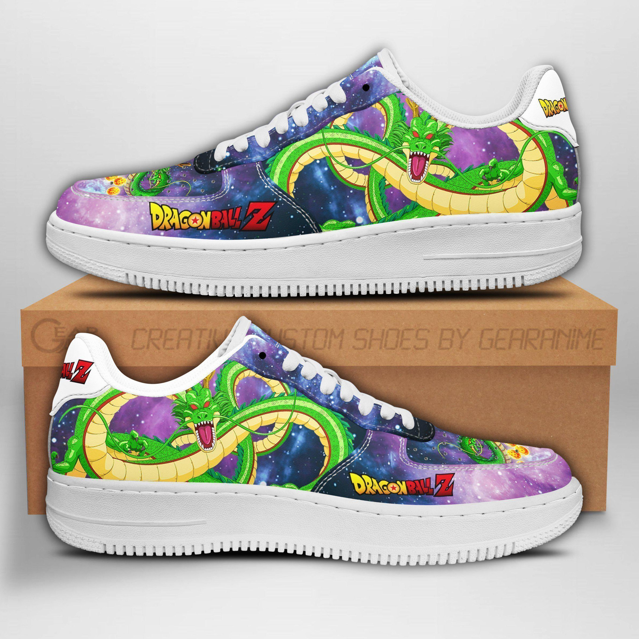 Shenron Custom Anime Low-Top Leather Sneakers