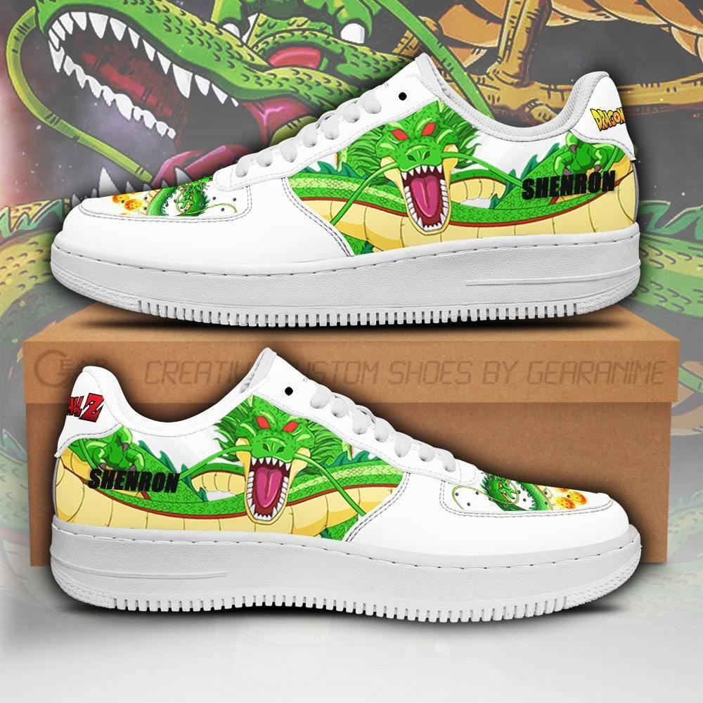 Shenron Custom Anime Low-Top Leather Sneakers