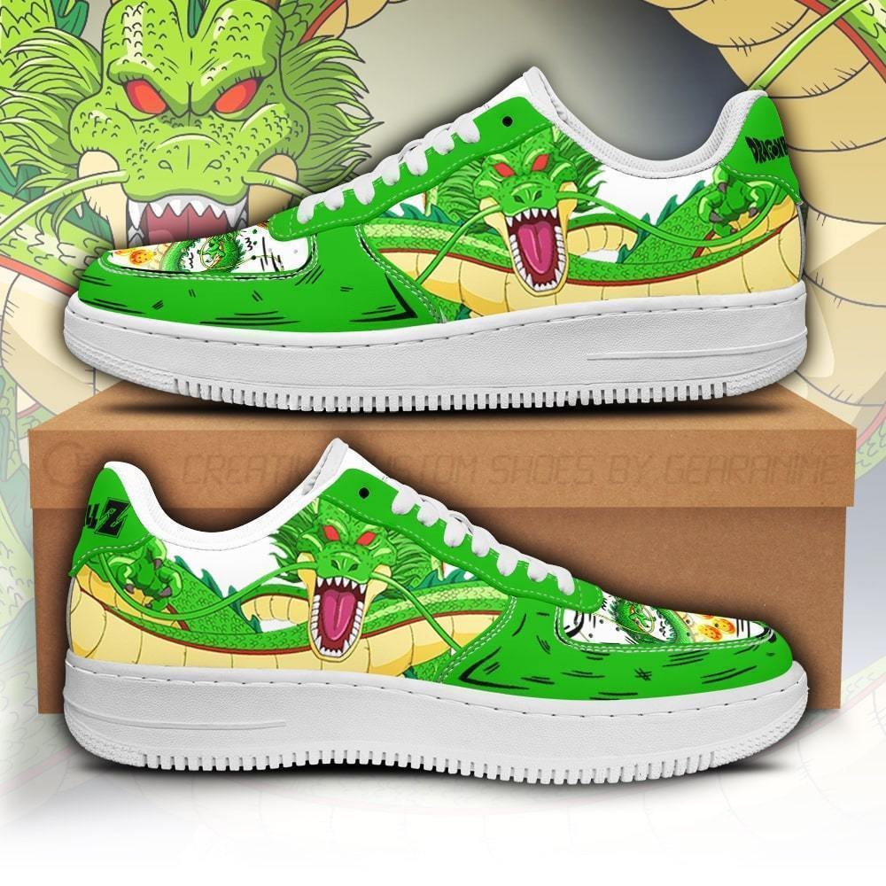 Shenron Custom Anime Low-Top Leather Sneakers