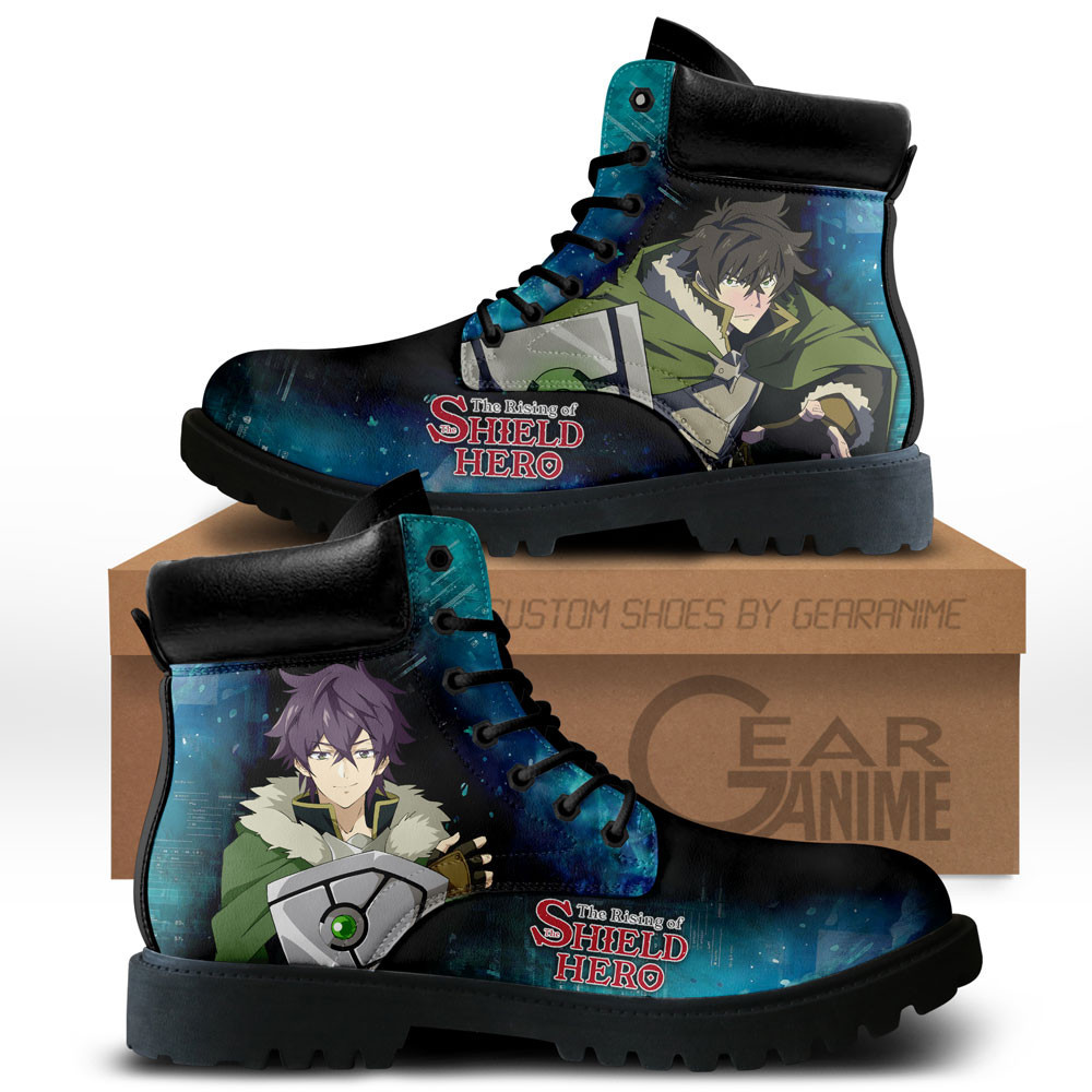 Shield Hero Naofumi Iwatani Custom Anime Combat Boots NTT281