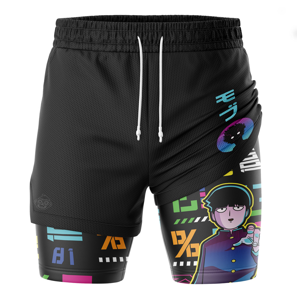 Shigeo Kageyama Mob Psycho 100 2-in-1 Performance Shorts
