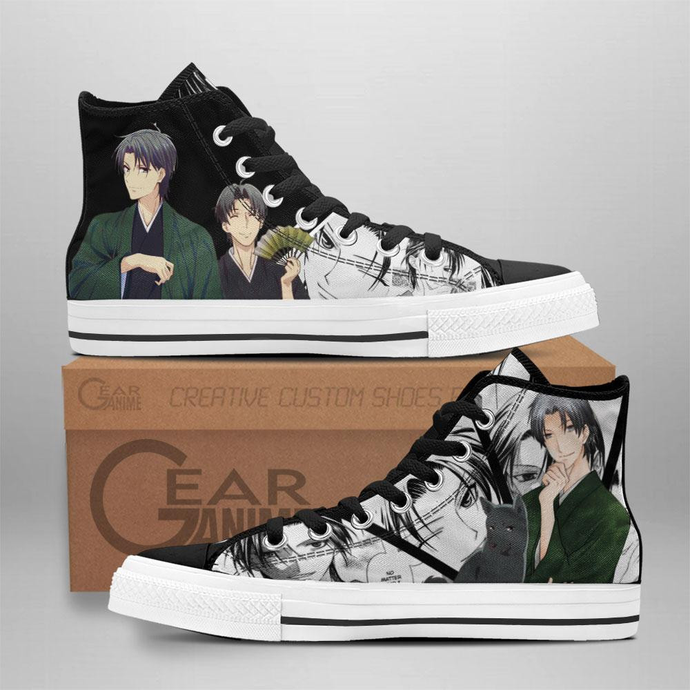 Shigure Sohma Custom Anime High-Top Canvas Shoes TT2809