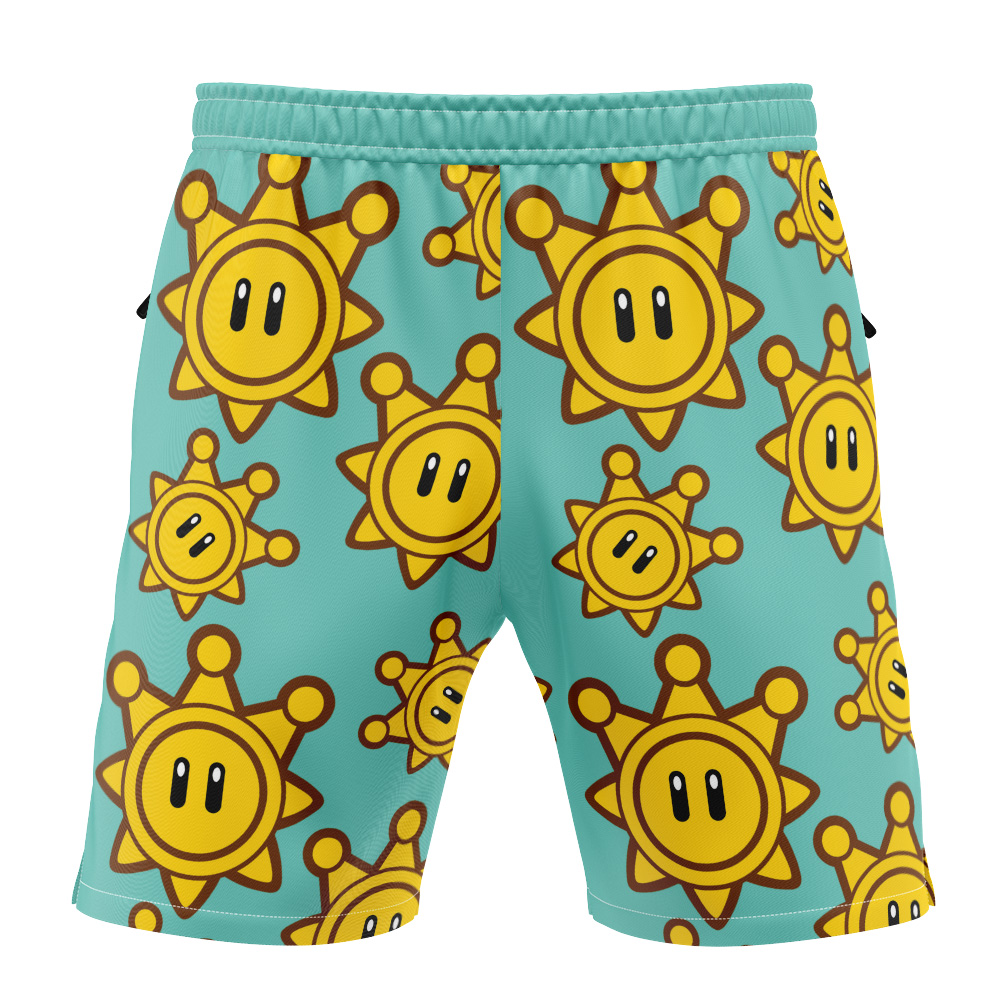 Shine Sprite Super Mario Bros Versatile Shorts