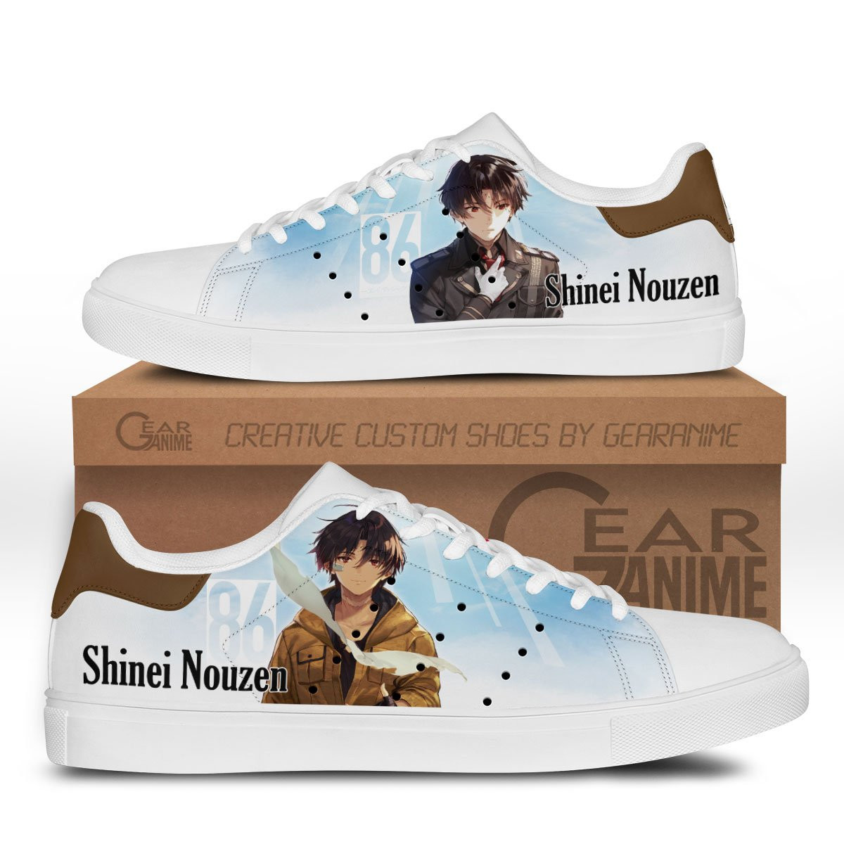 Shinei Nouzen Custom Anime Classic Court Shoes
