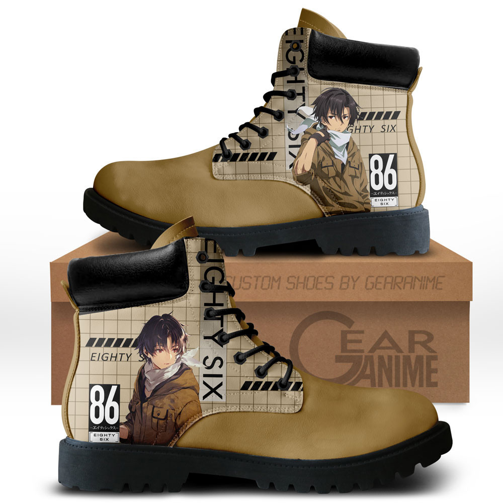 Shinei Nouzen Custom Anime Combat Boots NTT281