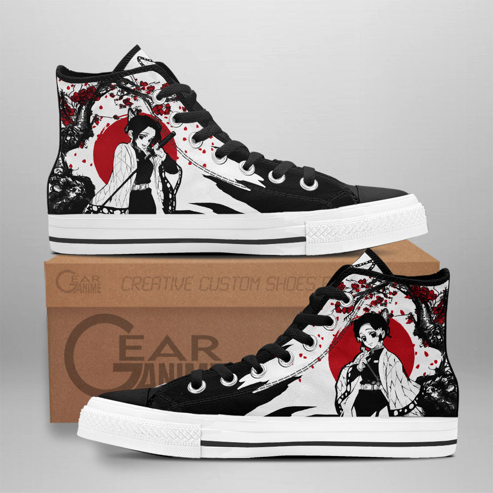 Shinobu Custom Anime High-Top Canvas Shoes
