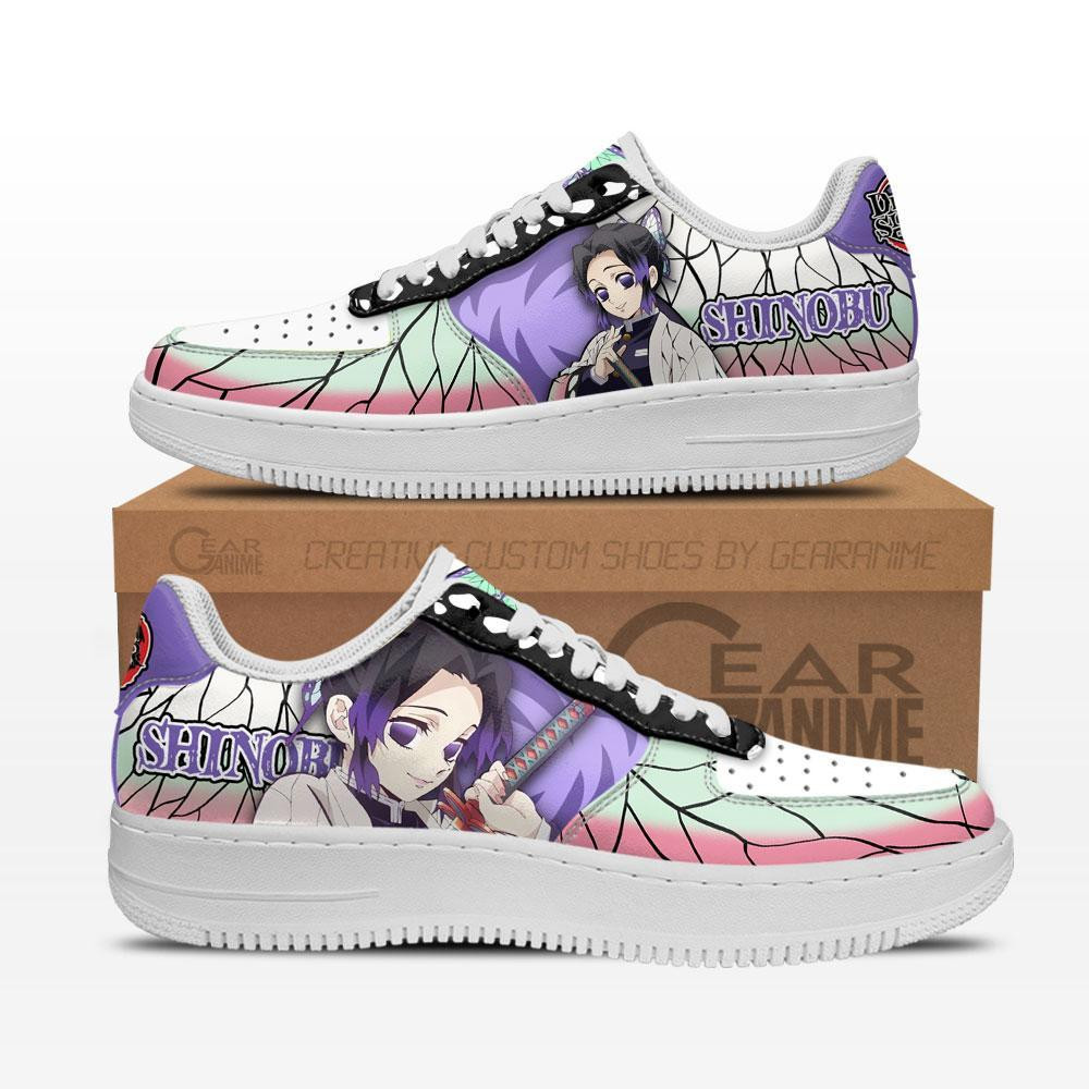 Shinobu Custom Anime Low-Top Leather Sneakers