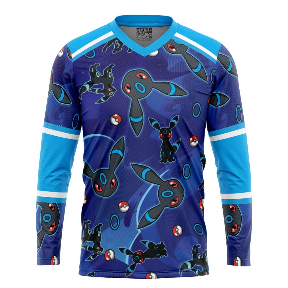 Shiny Umbreon Pattern Pokemon Hockey Jersey