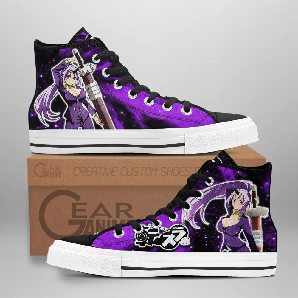 Shion Custom Anime High-Top Canvas Shoes