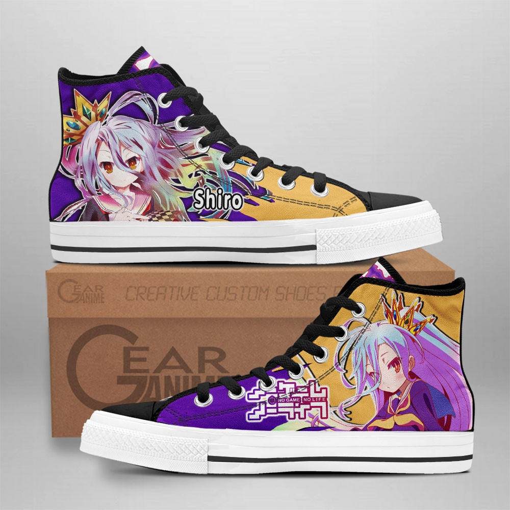 Shiro Custom Anime High-Top Canvas Shoes NTT091