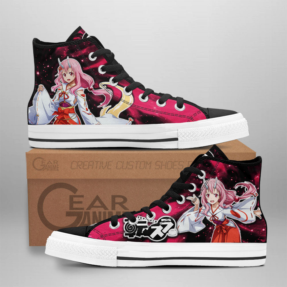 Shuna Custom Anime High-Top Canvas Shoes