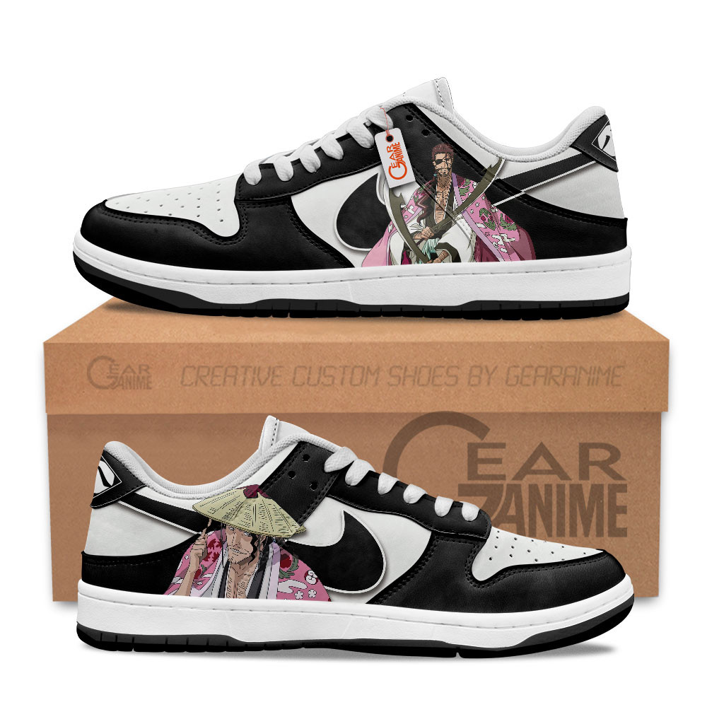 Shunsui Kyoraku Custom Anime Low-Top Skate Sneakers