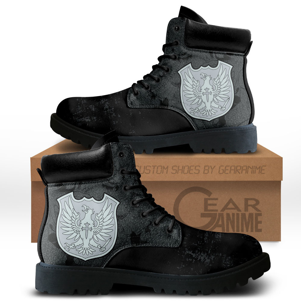 Silver Eagle Custom Anime Combat Boots MV0710