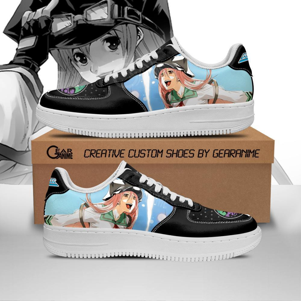 Simca Air Gear Custom Anime Low-Top Leather Sneakers