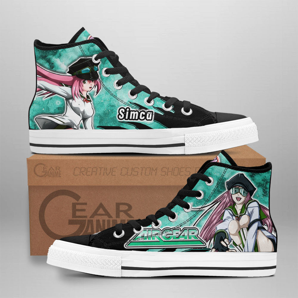 Simca Custom Anime High-Top Canvas Shoes NTT290