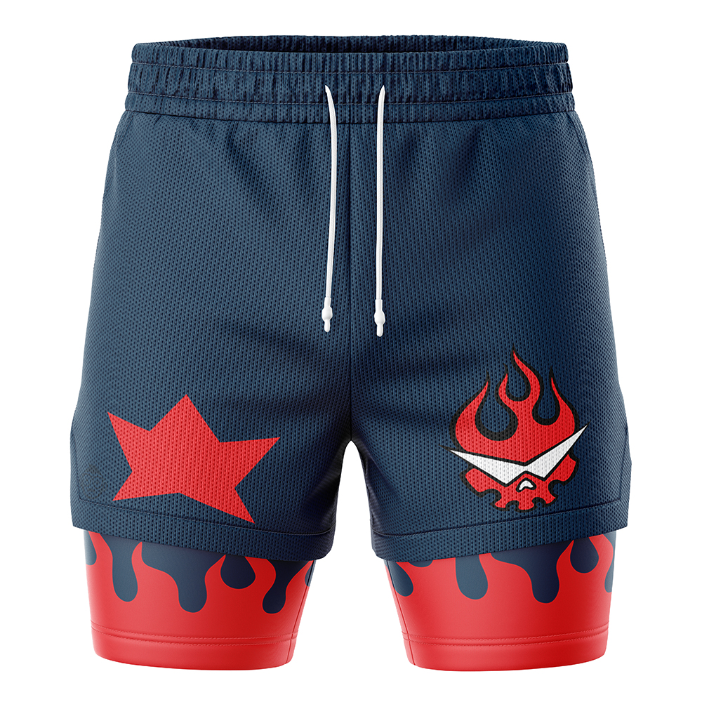 Simon Gurren Lagann 2-in-1 Performance Shorts