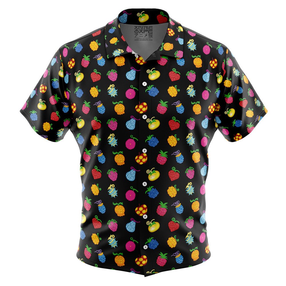 Single Piece of Demon Fruit One Piece Button Up Hawaiian Shirt