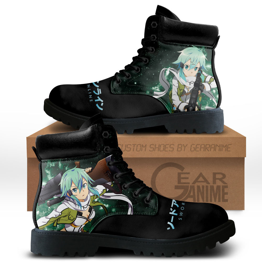 Sinon Custom Anime Combat Boots MV1110