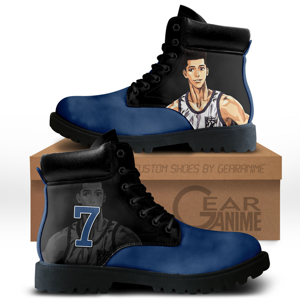 Slam Dunk Akira Sendoh Custom Anime Combat Boots NTT211