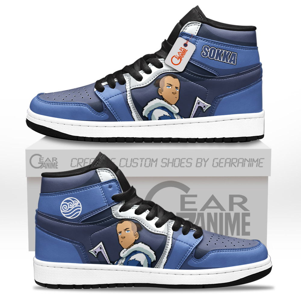Sokka High-Top Leather Sneakers Custom Name