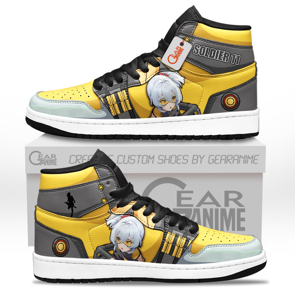 Soldier 11 Custom Gaming High-Top Leather Sneakers Zenless Zone Zero Shoes