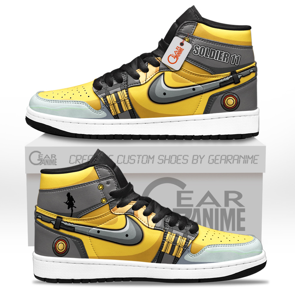 Soldier 11 Shoes Zenless Zone Zero Custom Gaming High-Top Leather Sneakers