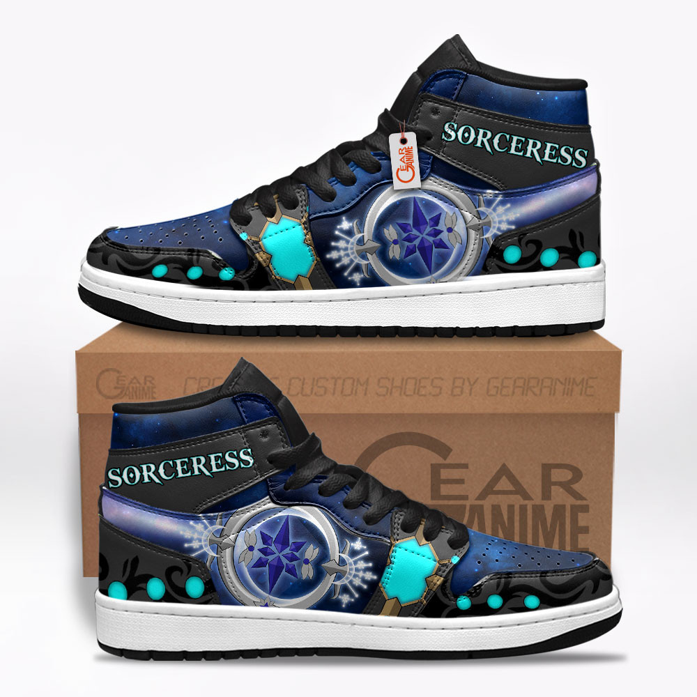 Sorceress Custom Gaming High-Top Leather Sneakers Game Lost Ark Shoes